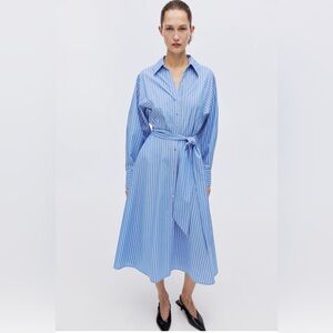 H&M loose fit calf length dress, unlined